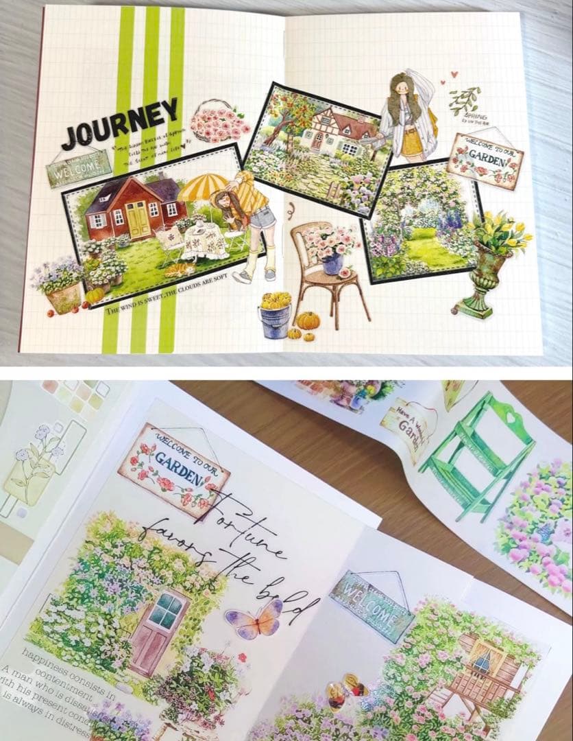 ⭐️SALE⭐️醒醒文创《杂货花园》海外マスキングテープ　マステ 【2437】