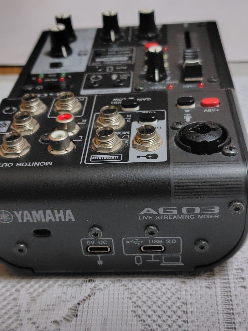 YAMAHA AG03 MK2 ライブストリーミングミキサー
