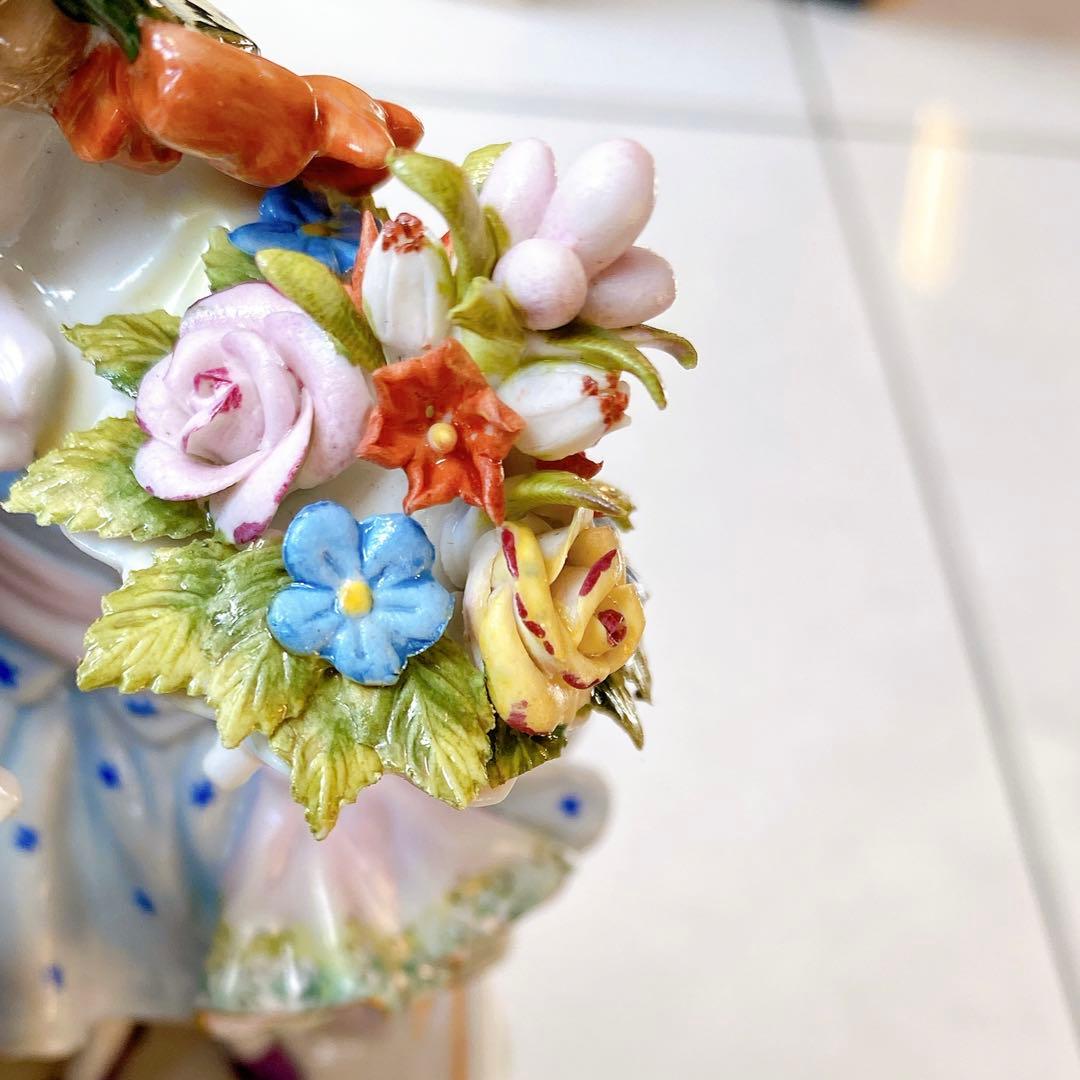 シャイベ　アルスバッハ　磁器　置物　アンティーク