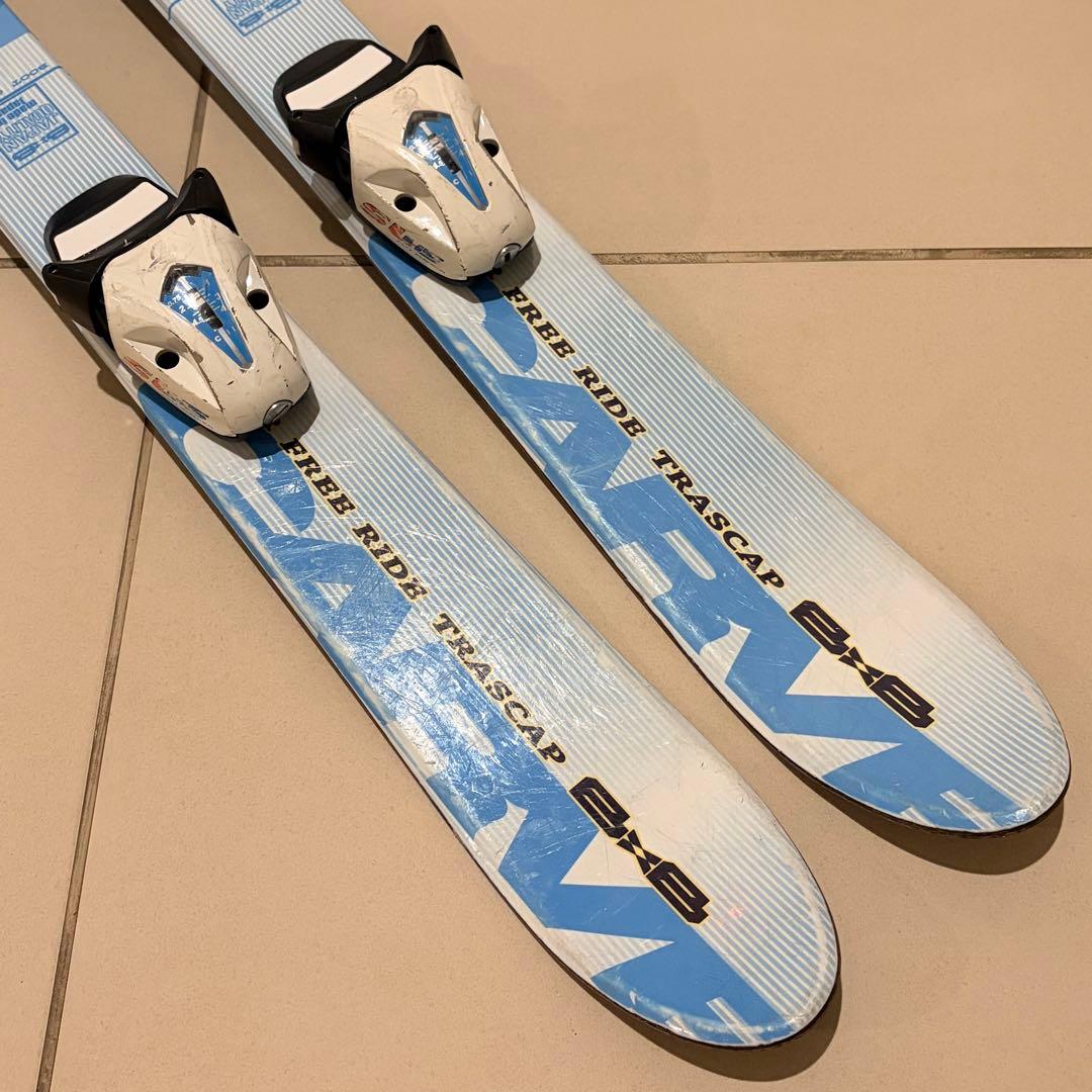 【ジュニアスキー3点セット】スキー板88cm ポール スキーブーツ 19cm