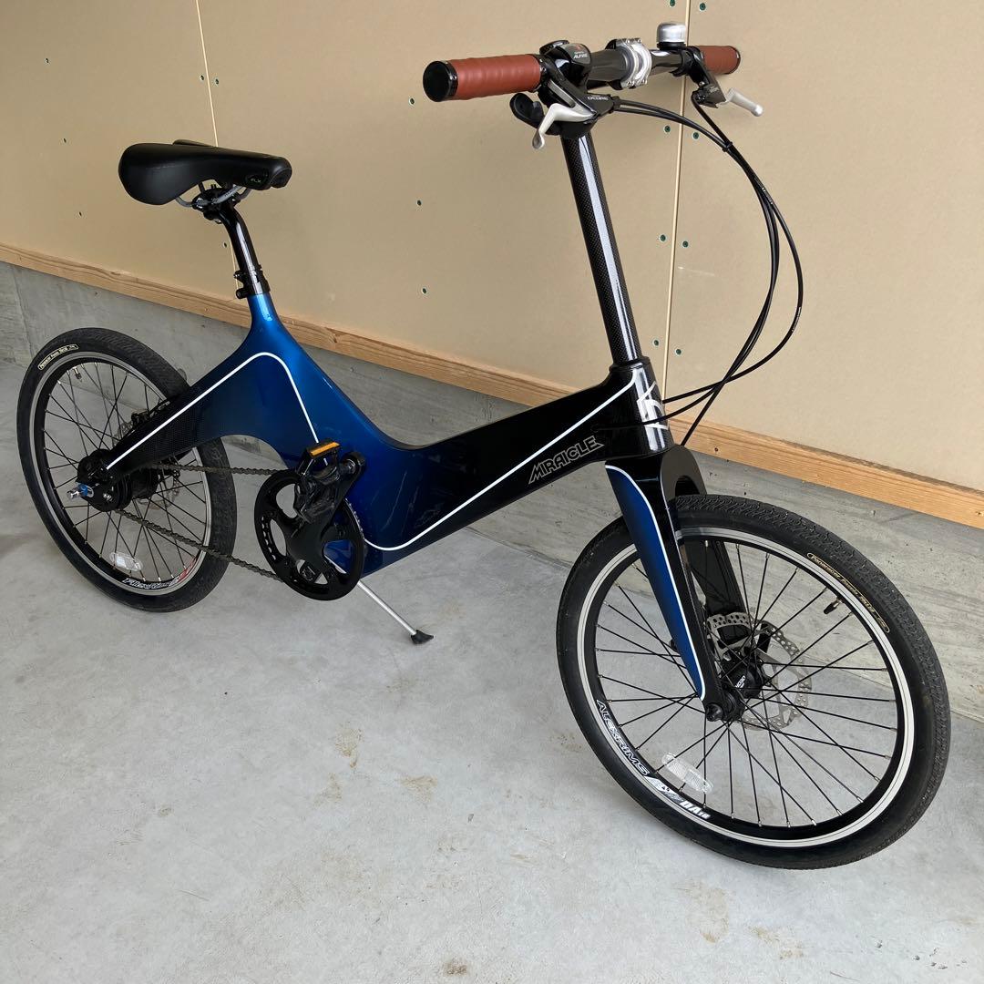 カーボンフレーム ミニベロ ミライクル 自転車