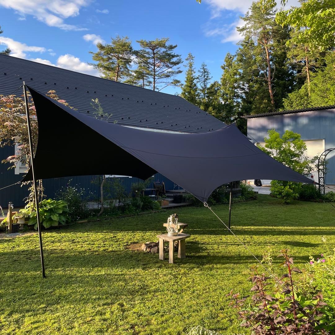 MacOne　マックワン　 マックアウトドア　Ｌ　ブラック　黒　タープ