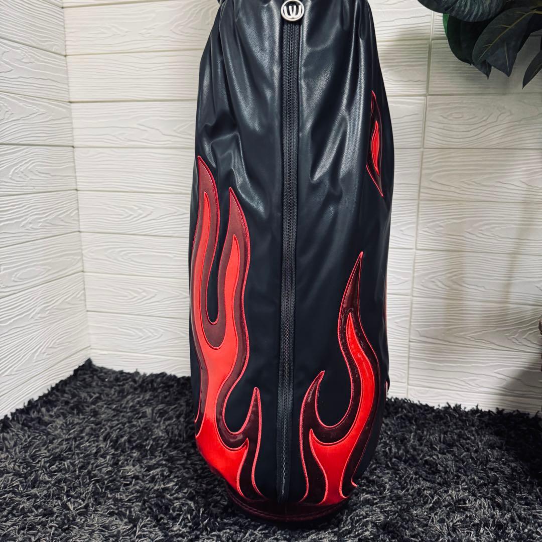 MIEKO UESAKO SPORTS キャディバッグ ファイヤー 炎