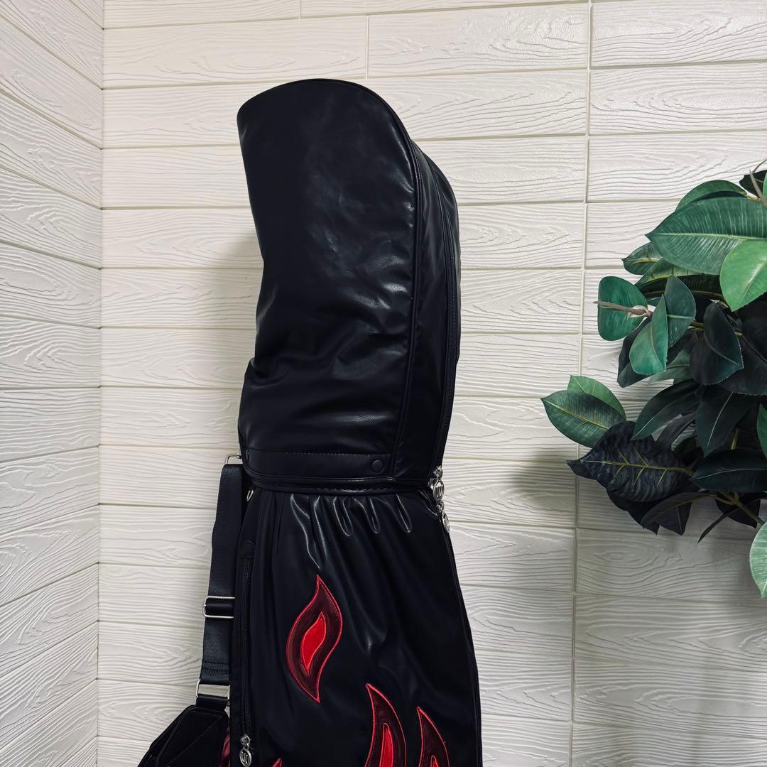 MIEKO UESAKO SPORTS キャディバッグ ファイヤー 炎