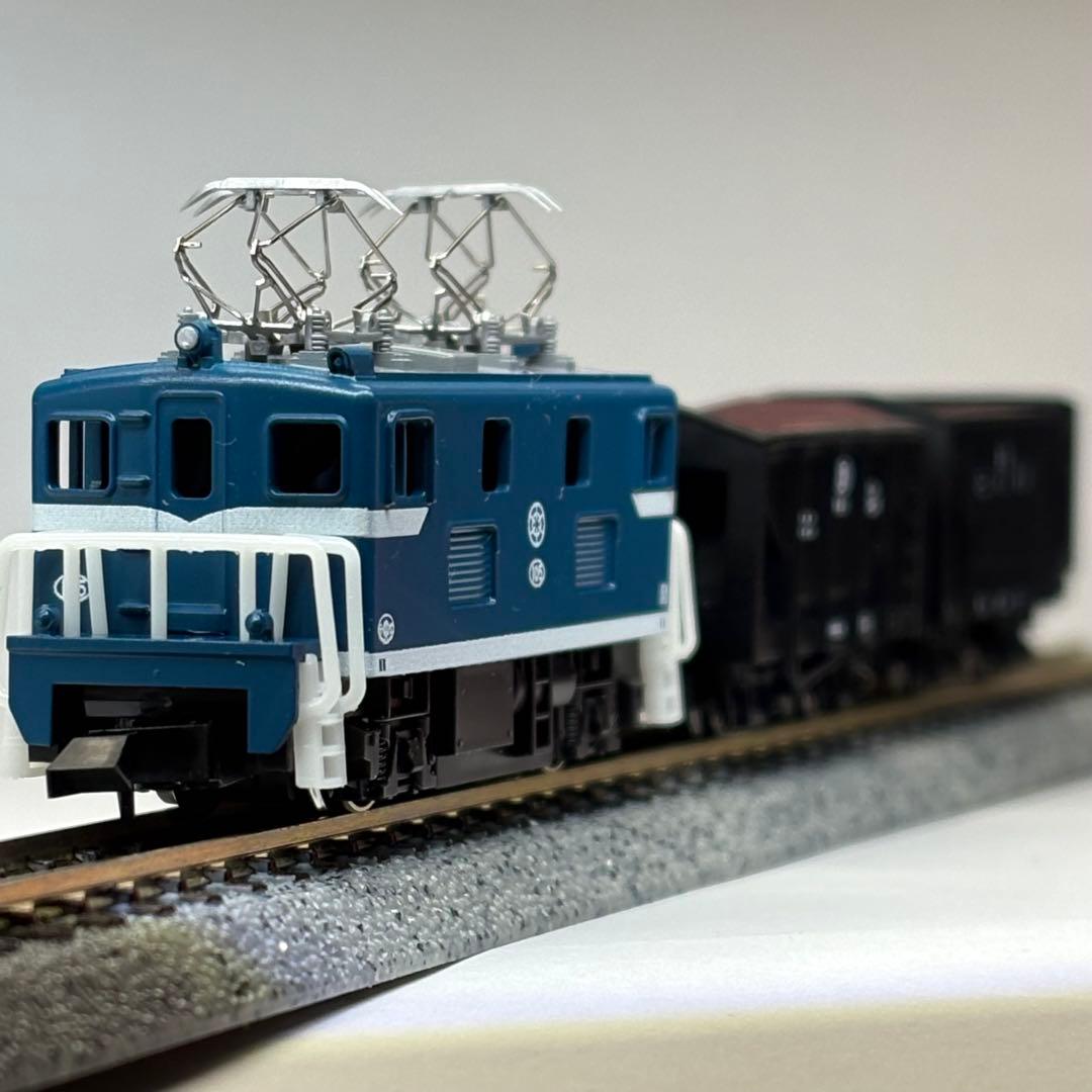 Nゲージ 秩父鉄道 デキ100形タイプ ヲキフ　ヲキ付き 【鉄道模型コンテスト】