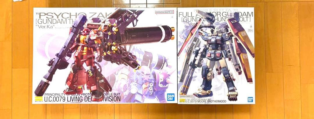 MG サイコザク　フルアーマーガンダムVer.Ka セット