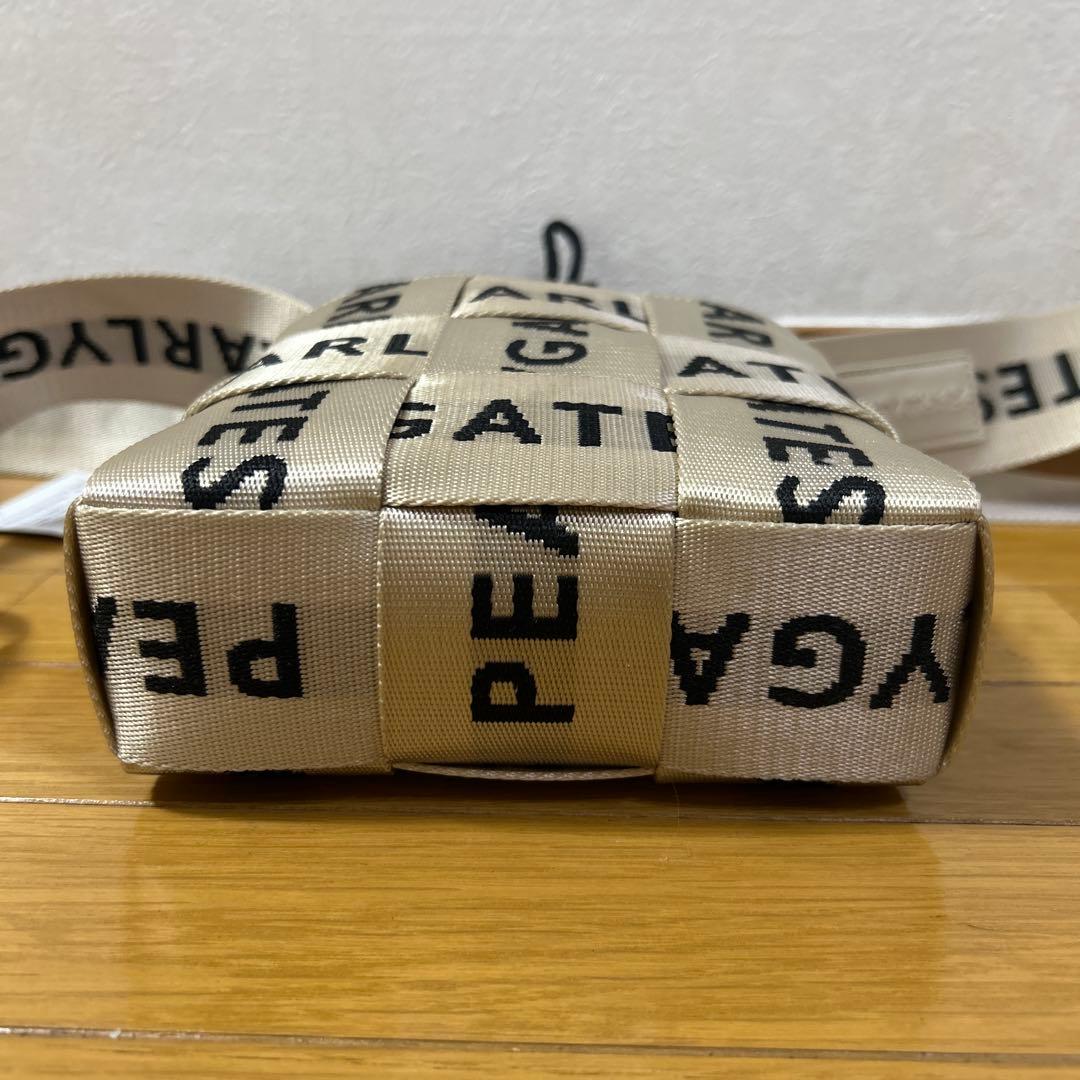 PEARLY GATES PGロゴテープ グルショルダーミニバッグカートポーチ