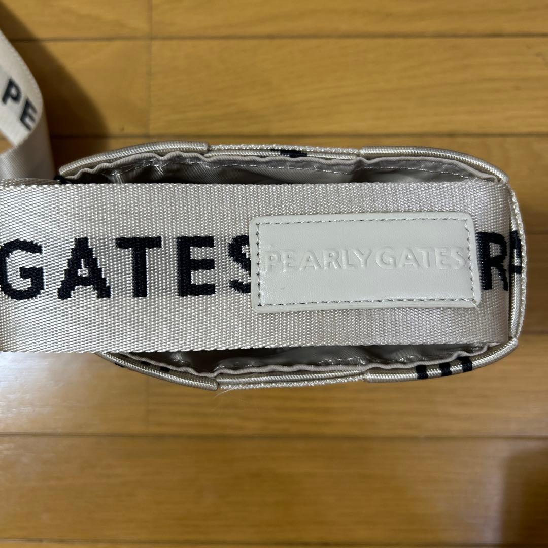 PEARLY GATES PGロゴテープ グルショルダーミニバッグカートポーチ