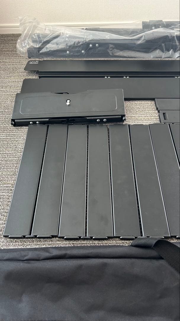 【美品・室内使用のみ】アルペンアウトドアーズ　アルミユニットテーブル110