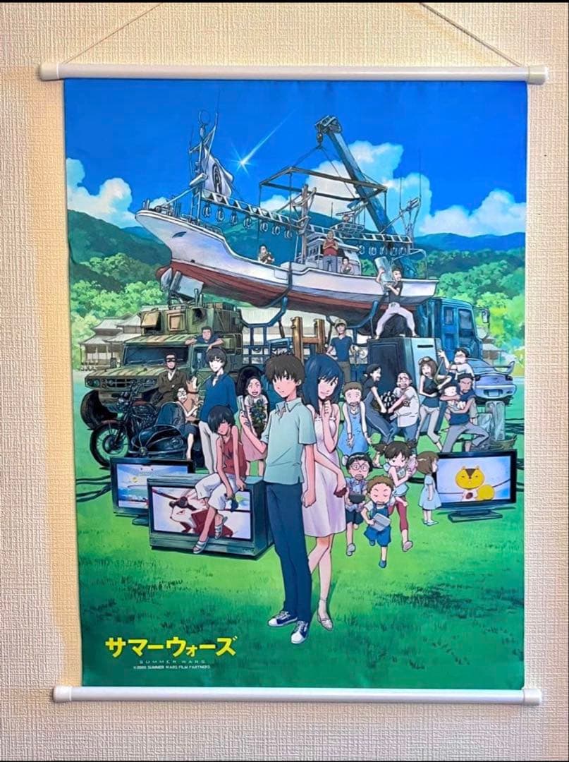 サマーウォーズ ポスター　グッズ　タペストリー　74×56㎝　細田守