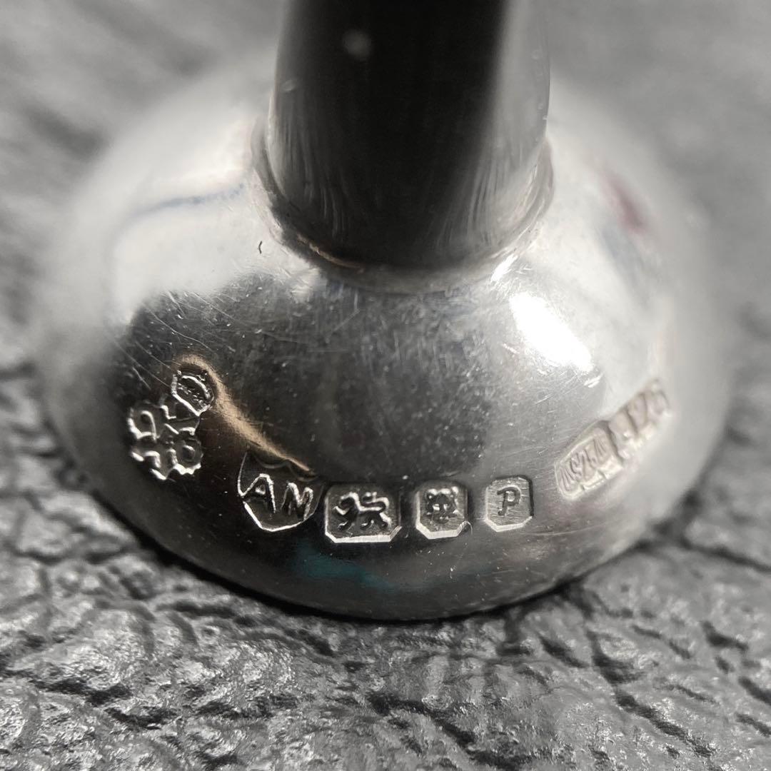 英国ヴィンテージ イギリス ロンドン ゴルフ用品 ティー マーカー シルバー