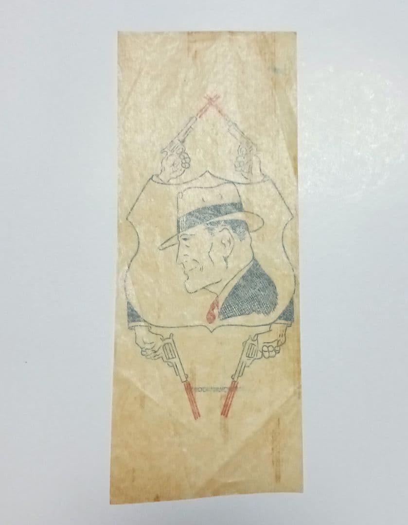 アート・デコ ビンテージアイロンプリント 転写紙 ギャングスター 40s 50s