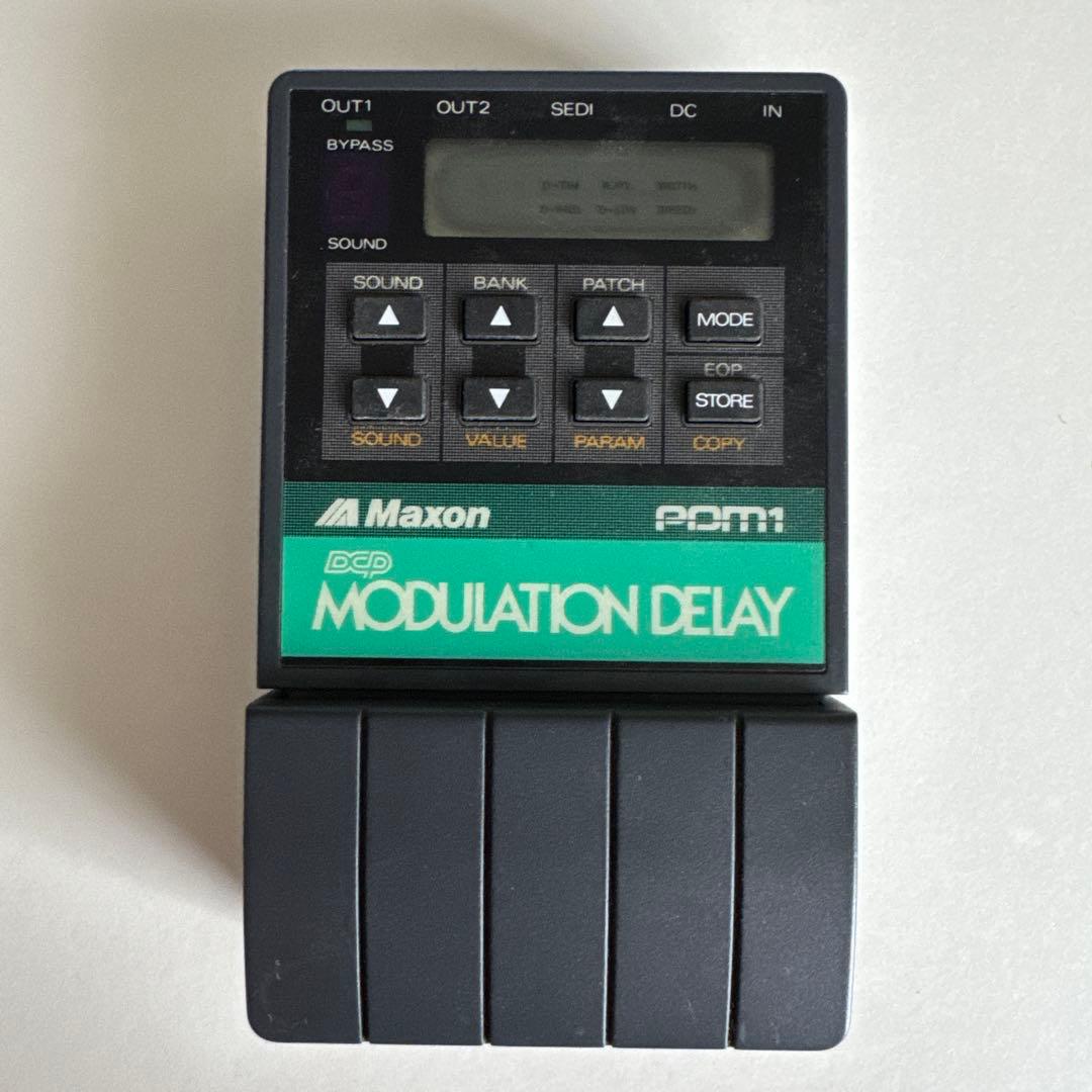 ギター maxon PDM1 modulation delay