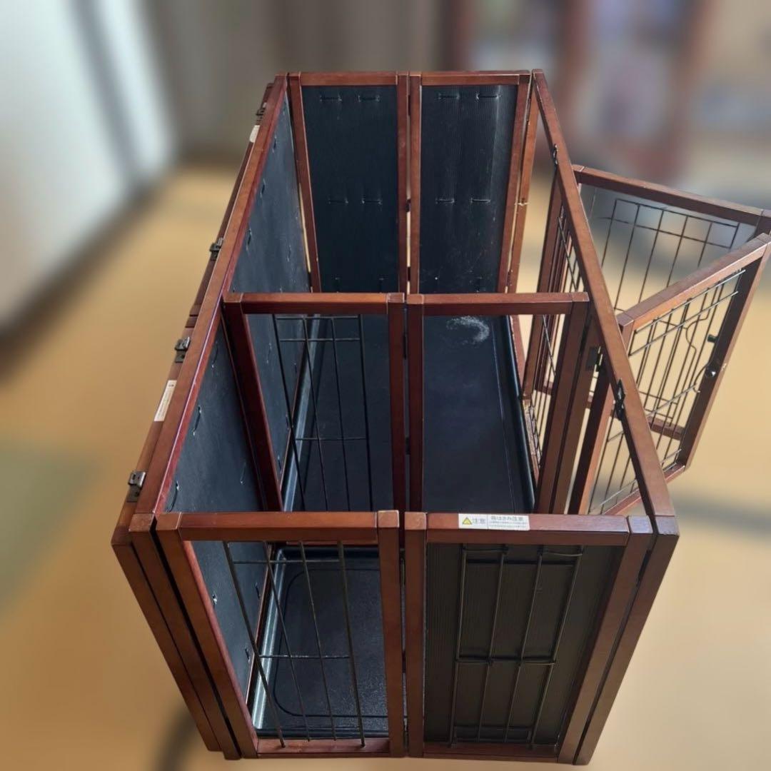 折り畳み木製犬用ケージ 12年程前6万で購入 静岡市取りに来てくれる方限定です