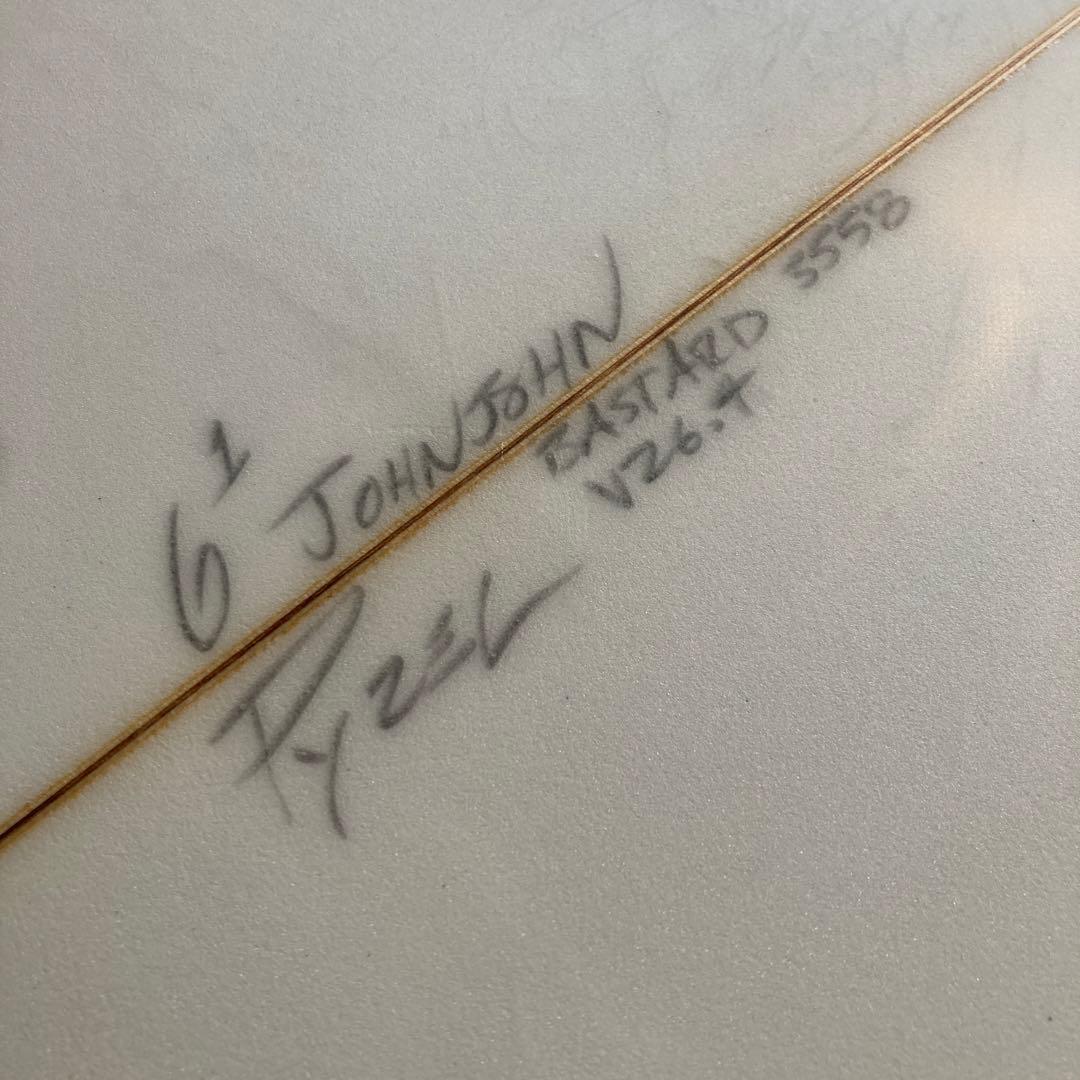 【送料込みに変更可】ジョンジョンフローレンス使用ボード　PYZEL6'1\"