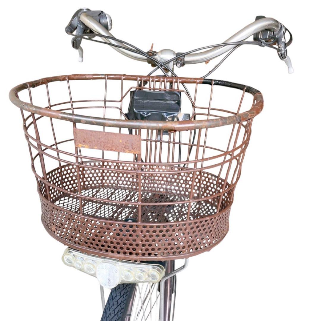 【引取限定】パナソニック　ビビスタイルDX 26インチ　茶色　電動アシスト自転車