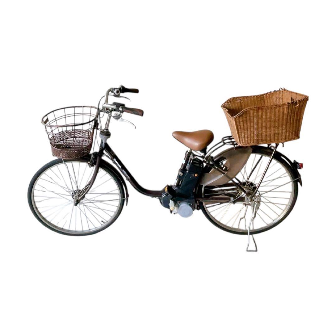 【引取限定】パナソニック　ビビスタイルDX 26インチ　茶色　電動アシスト自転車