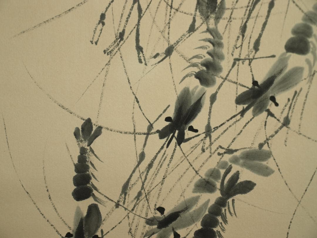 董市仕入れ品　中国時代の掛軸激安骨董品　肉筆保証　博物館 BD174A10-3