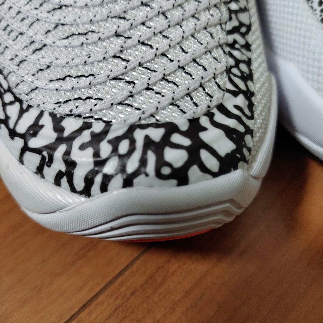 Jordan 1 バスケットボールシューズ ホワイト/オレンジ/ブラック