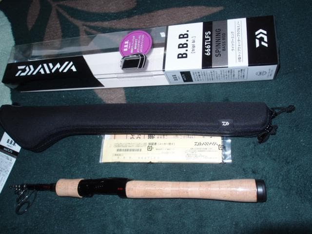 ダイワ トリプルビー B.B.B. 666TLFS／ダイワ パックロッド