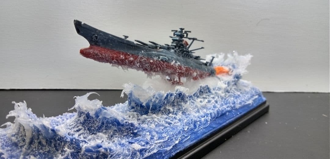 ブシドーバンダイ.メカコレ宇宙戦艦ヤマト2202ジオラマ完成品 2セット