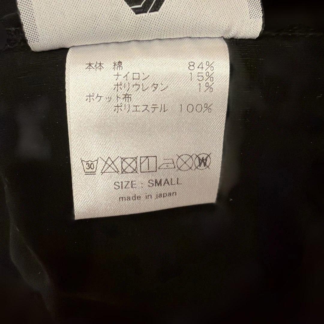 CRONOS スリムフィットパンツ　ブラック