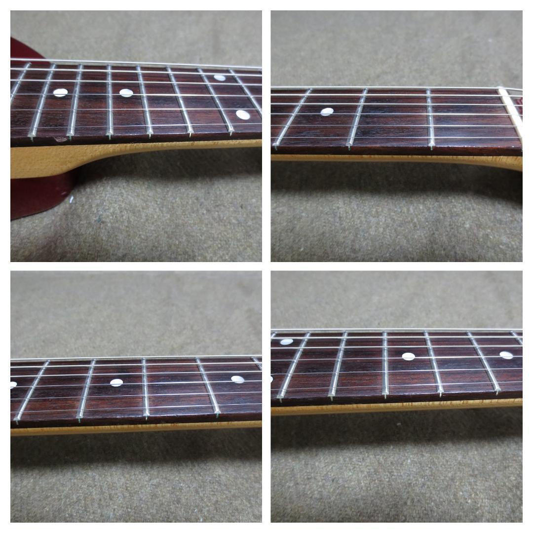 【整備済】フェルナンデス ZO-3ギター レッド×ゴールドパーツ