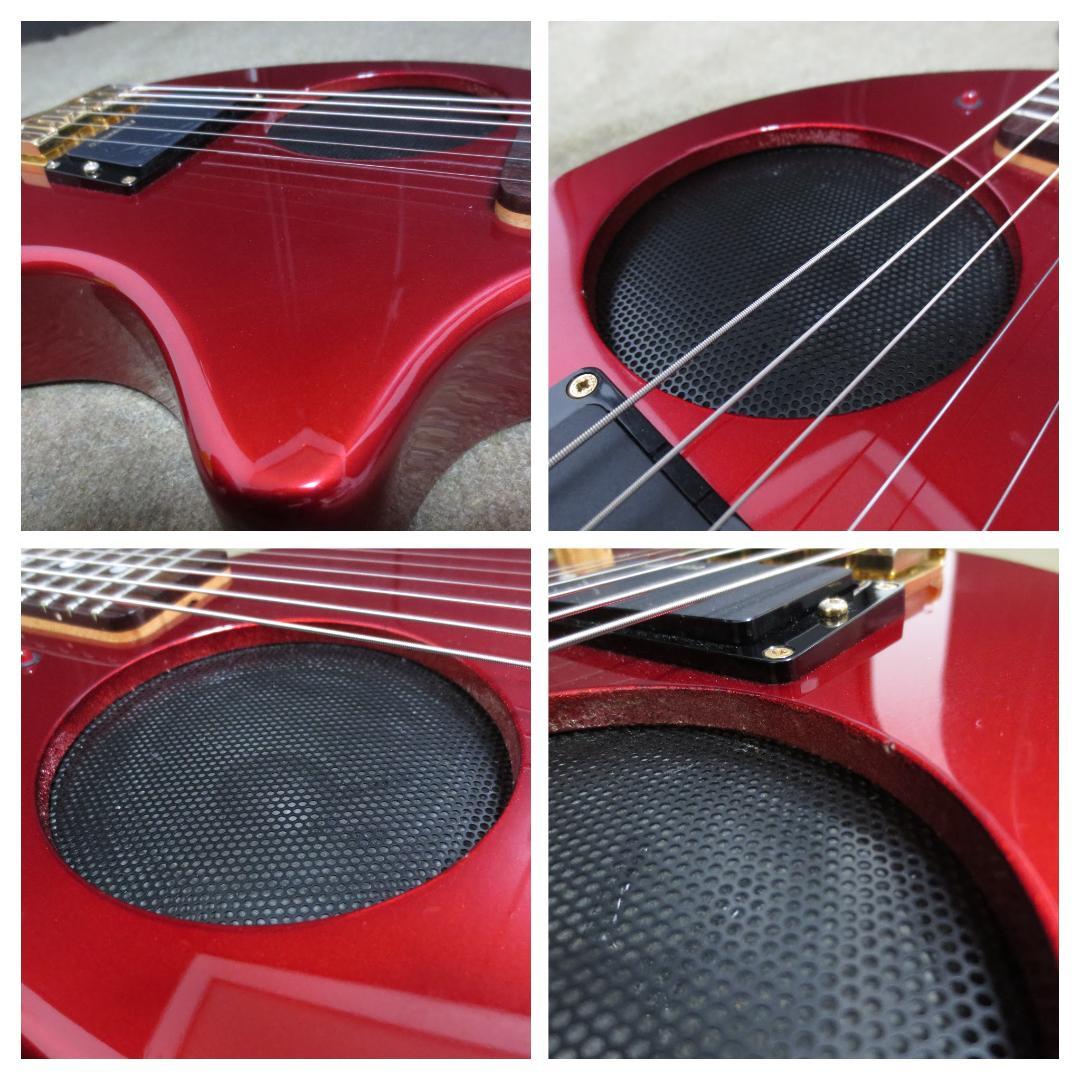 【整備済】フェルナンデス ZO-3ギター レッド×ゴールドパーツ