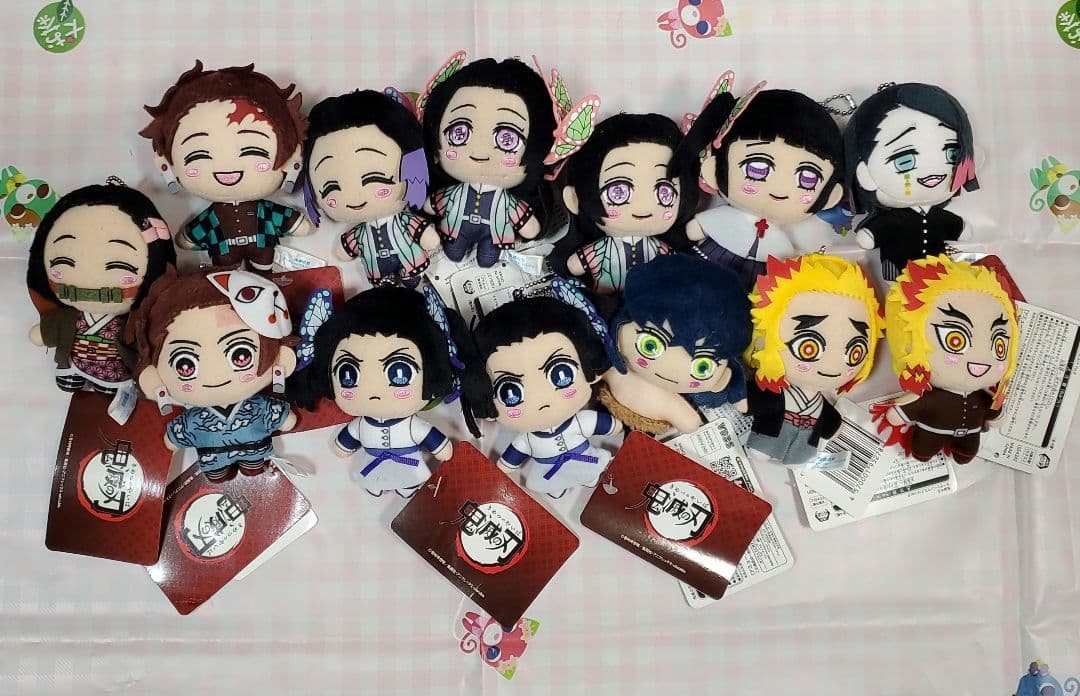 鬼滅の刃 SEGA キーチェーンマスコット ぬいぐるみ 13体セット