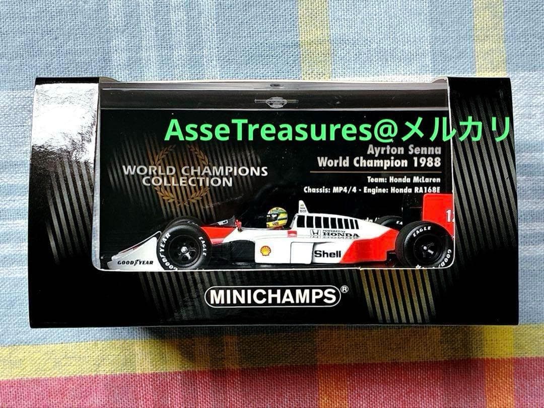 ミニチャンプス WC 1/43 マクラーレン・ホンダ MP4/4 A. セナ