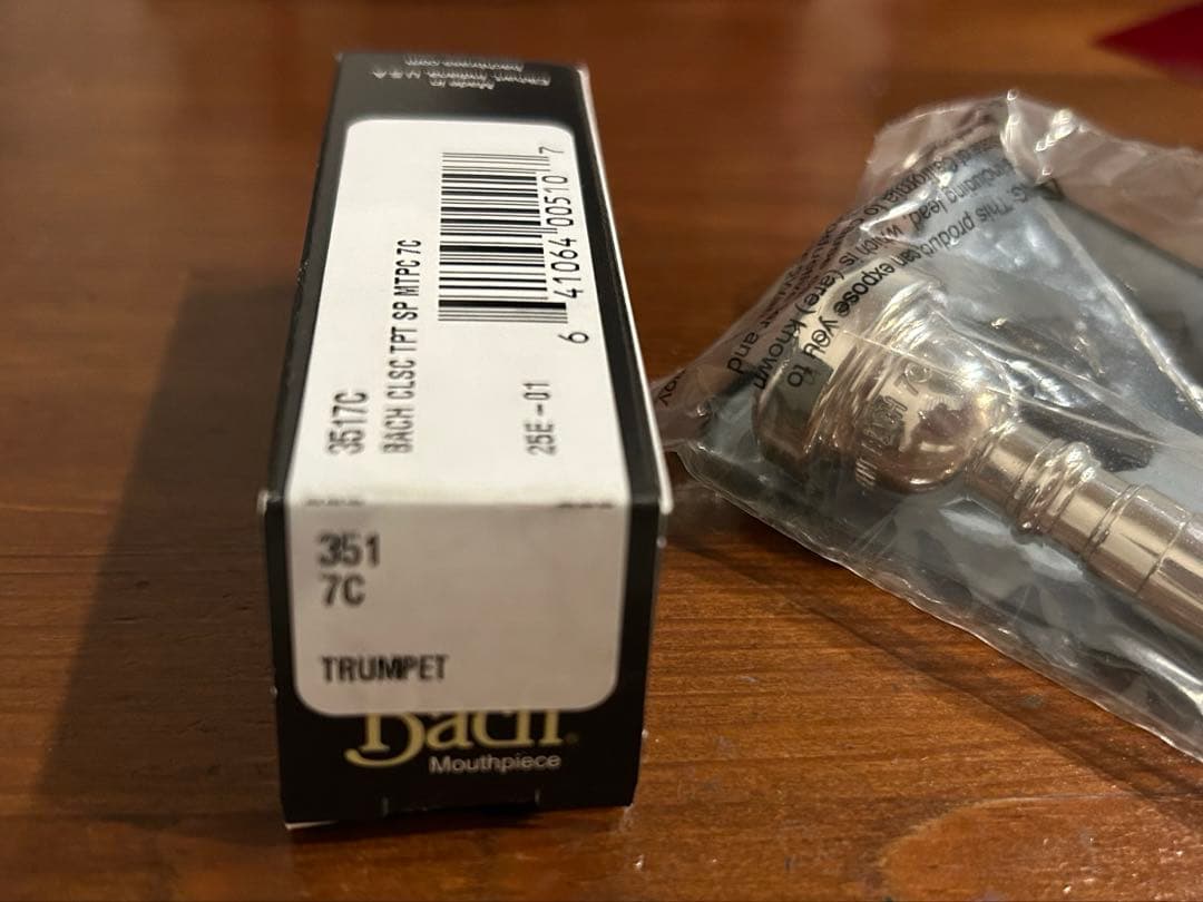 トランペット　マウスピース　バック　7C