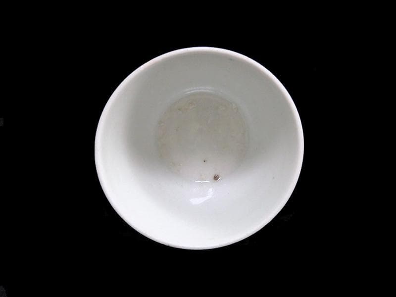 古伊万里　染付　桧垣草紋の図　蕎麦猪口　080AS-CBj