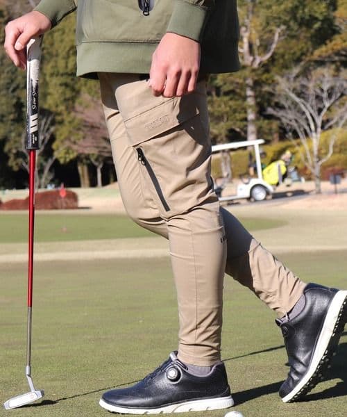 LUXE/R GOLF ストレッチ布帛カーゴパンツ 45940BGM
