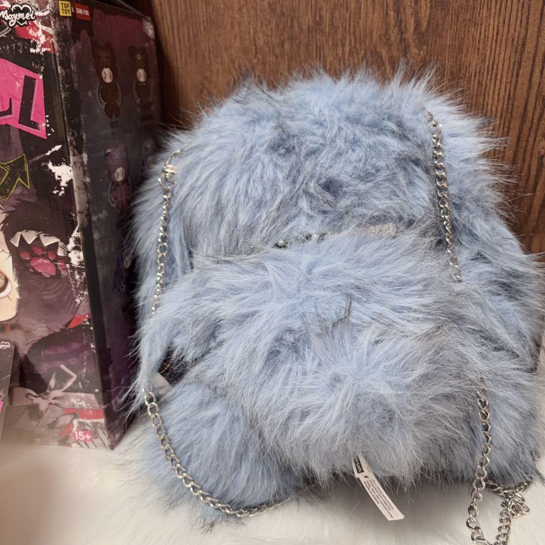 Maymei メイメイ新作　反逆シリーズ　水色　うさぎ　青　ぬいぐるみ　リュック