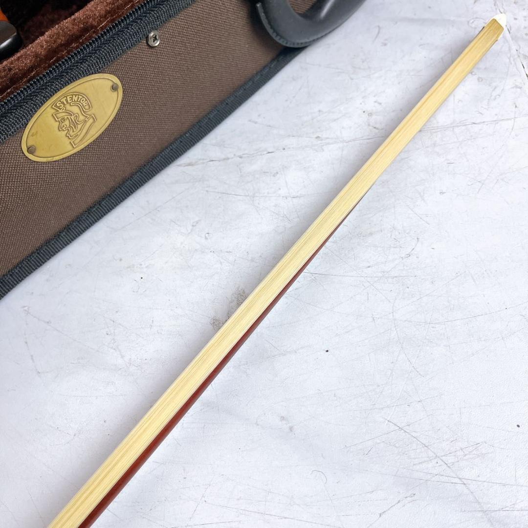 【★美品★】STENTOR バイオリン 弦楽器 弓　型番無し ステンター　4/4