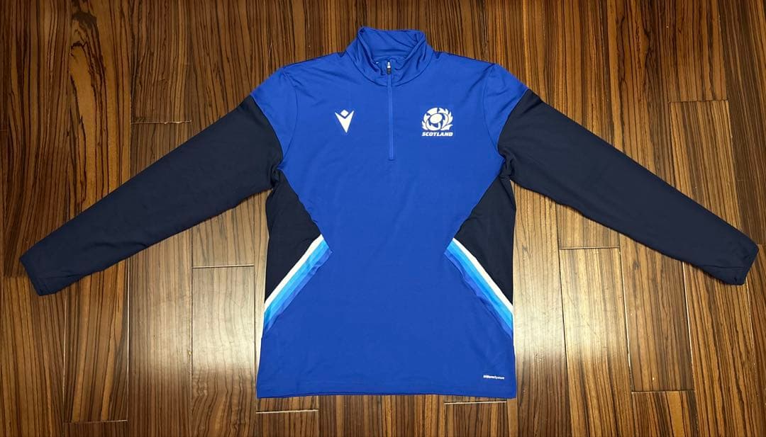 マクロン　ラグビー　スコットランド代表　ウォームアップジャケット　L