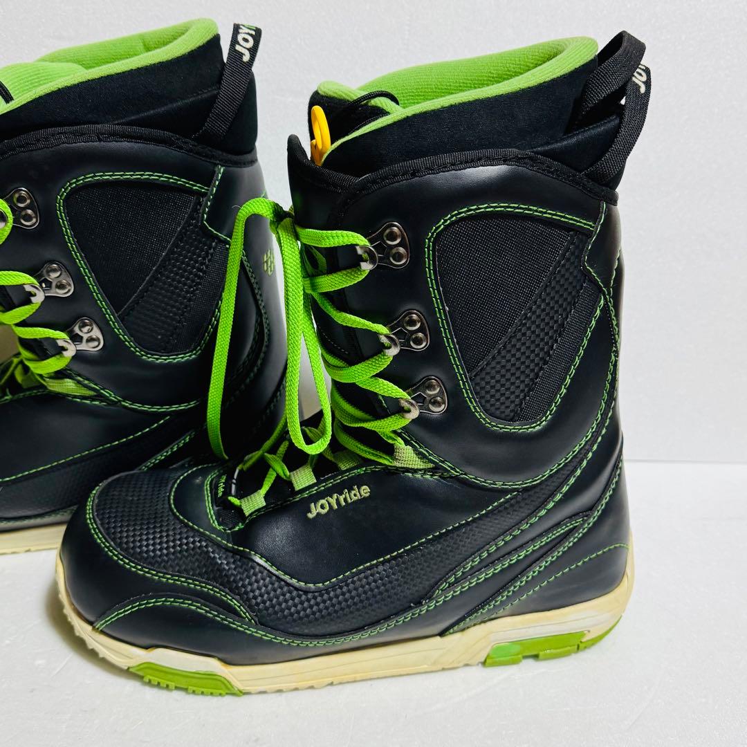 28cm JOYride スノーボードブーツ 黒/緑初心者格安特価激安