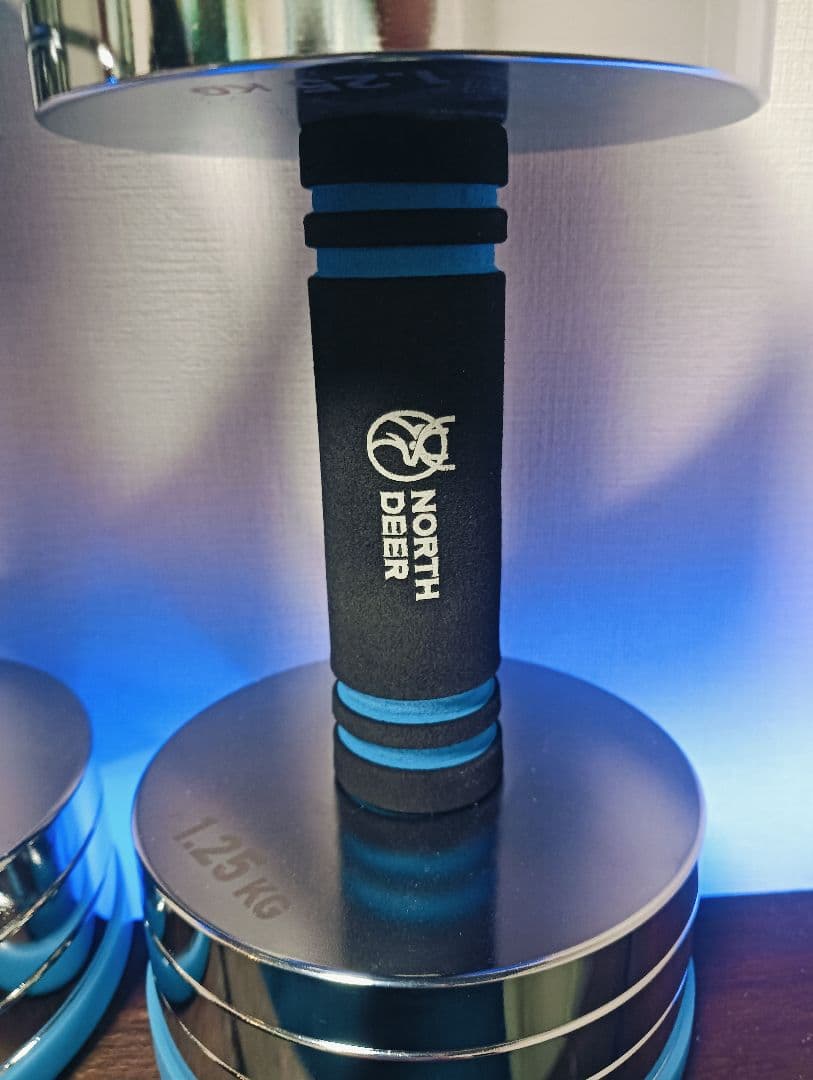 【ほぼ未使用】Northdeer 10kg×2 20kgダンベル※バーベル変更可