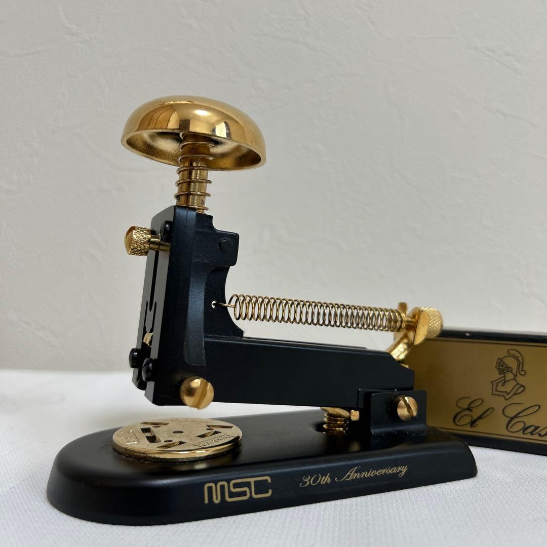 【30周年記念】El Casco 卓上ホッチキス MSC 高級文房具