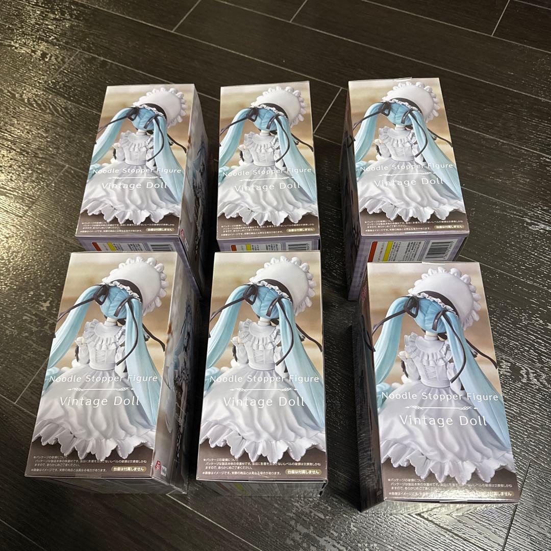 初音ミク　ぬーどるストッパーフィギュア　ヴィンテージドール　　6個セット