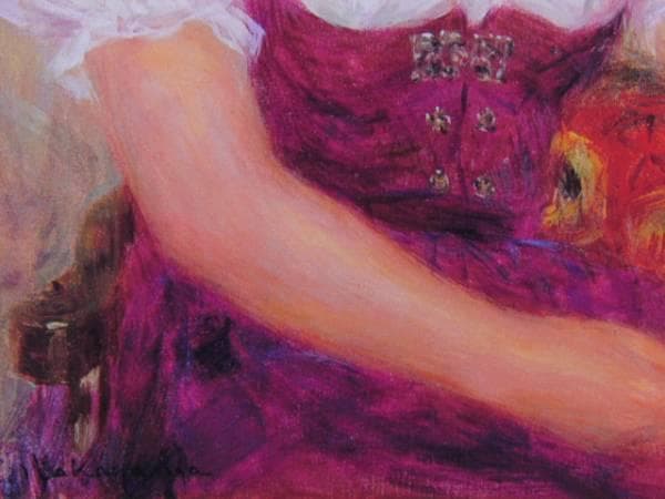 中山忠彦、花の首飾り、」超希少画集画、新品額装付