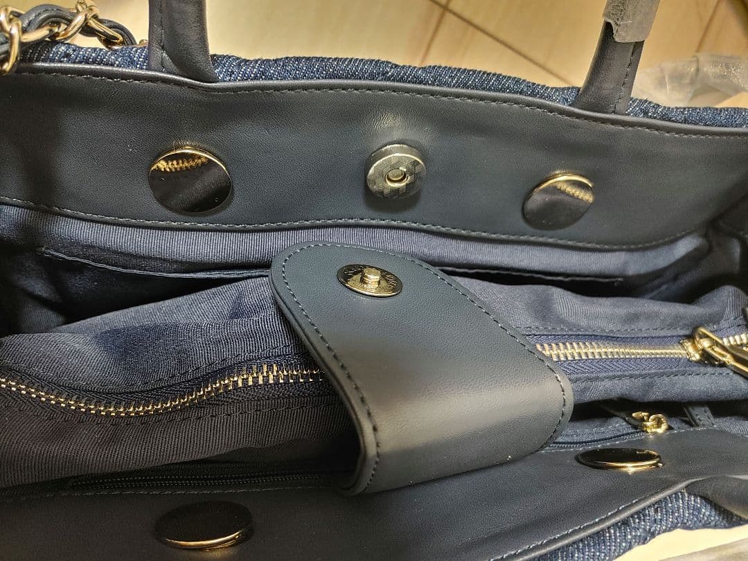 CHANEL　デニムキルティング　ハンドバッグ　ノベルティ商品　非売品