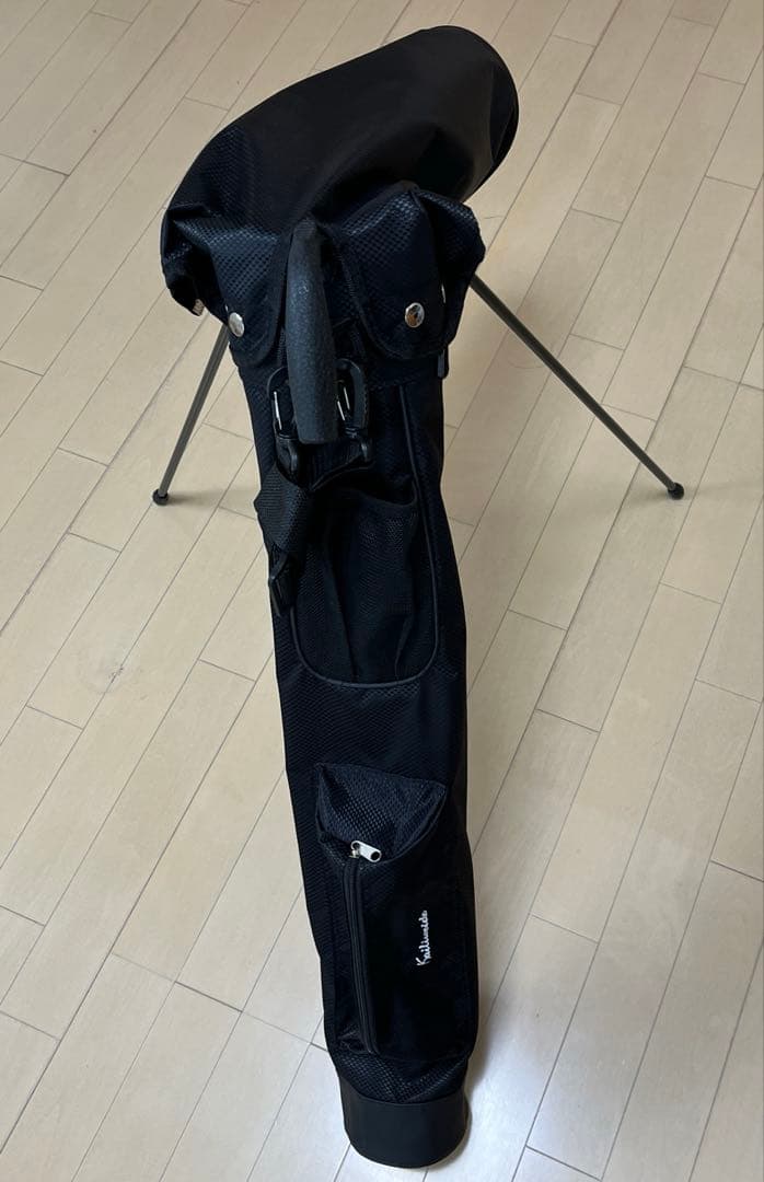 新品　軽量スタンド　ゴルフサブキャディバッグ　ブラック