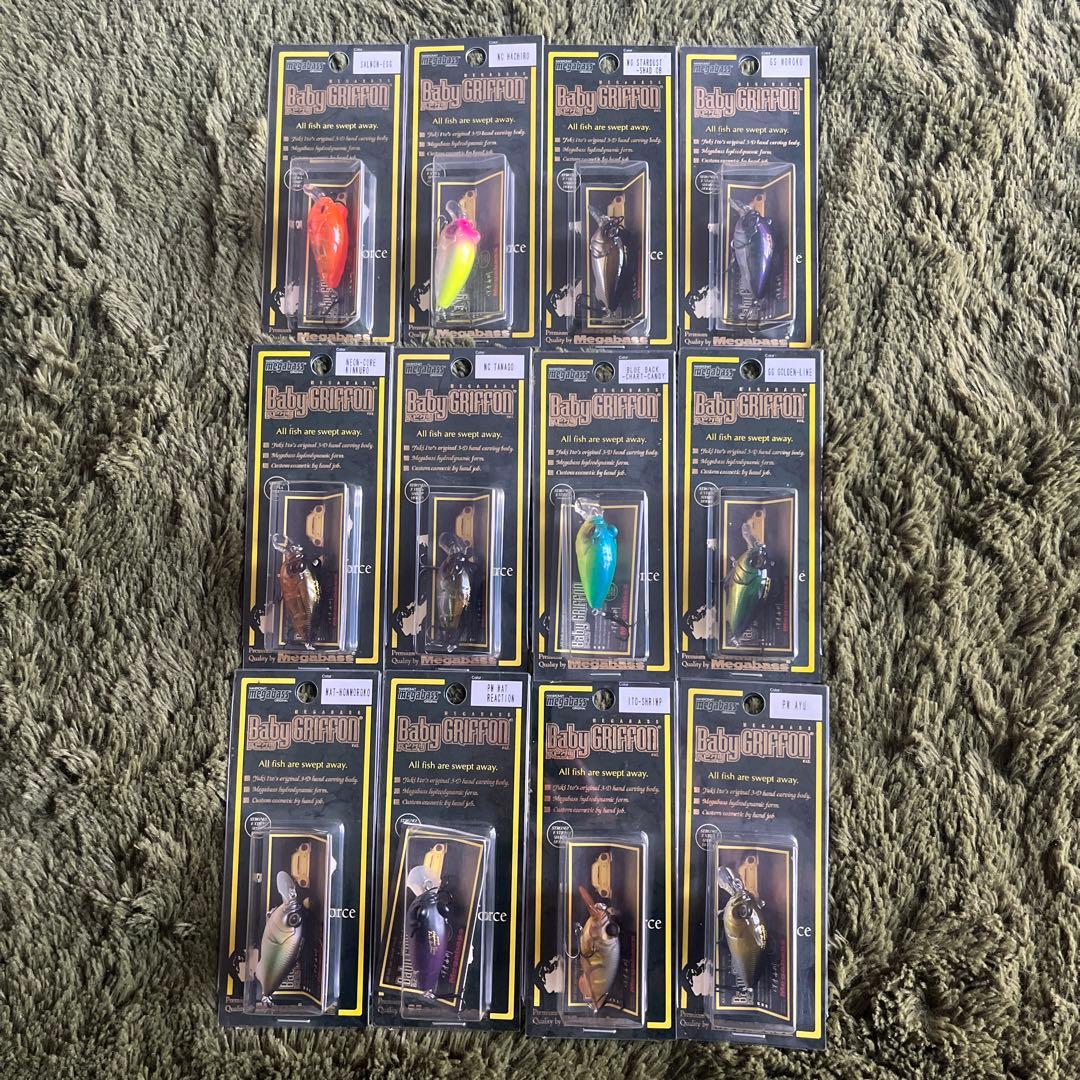 メガバス　ベビーグリフォン　12個セット　ベビグリ　オールド　希少　レア