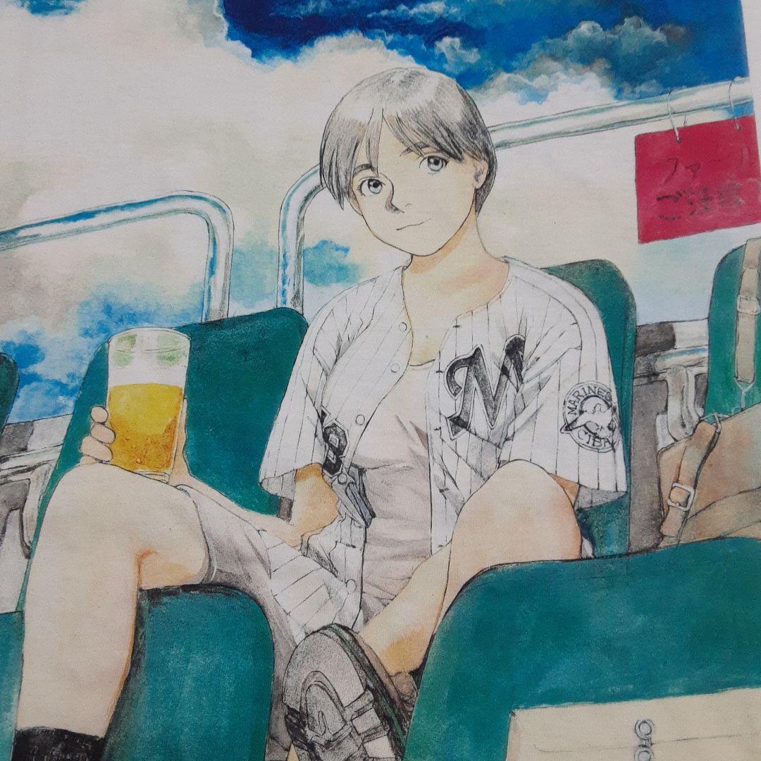 新品未使用　鶴田謙二　教養画集イラストTシャツ　日本製