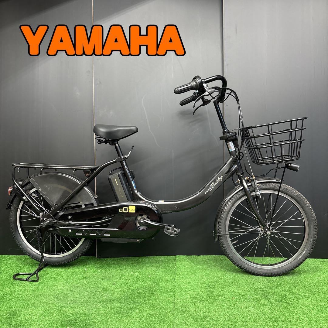電動自転車 YAMAHA PAS Babby ブラック 3人乗り対応　84