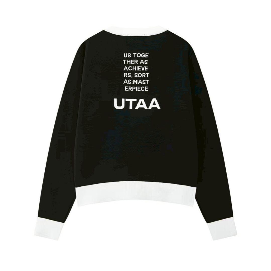 新品　UTAA　ユタ　ゴルフ　カーディガン　ブラック　M　レディース