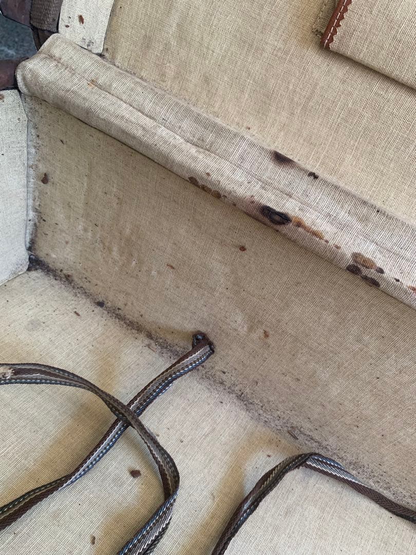 昔のトランクケース　柳行李 革　やなぎごうり 　店舗什器　アンティーク　レア