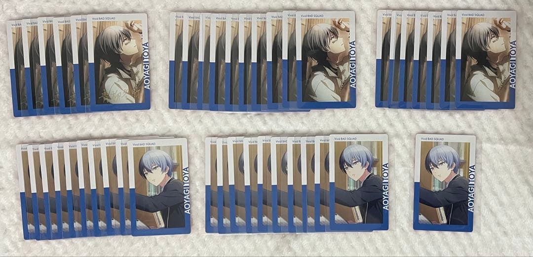 プロセカ　青柳冬弥　グリ缶27B 28B　ノーブルアート58 エピカ16A