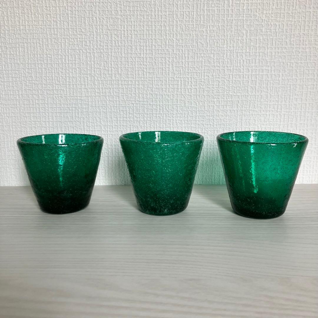 レ*ー様 ◯８ 小谷眞三 緑コップ６個セット